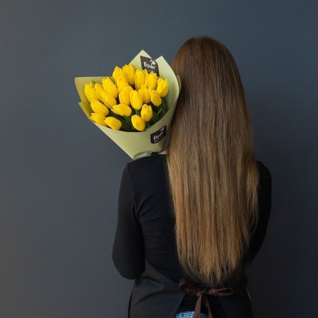 Тюльпан моно №1 21 шт с доставкой в Обнинске и Малоярославце – Rosalia Flowers