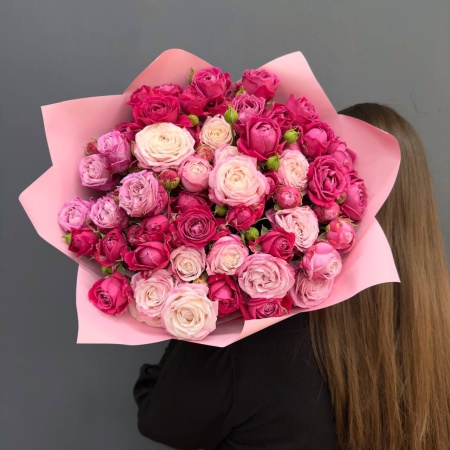 Монобукет №467 с доставкой в Обнинске и Малоярославце – Rosalia Flowers