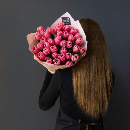 Тюльпан моно №6 35 шт с доставкой в Обнинске и Малоярославце – Rosalia Flowers
