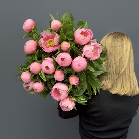 Пион Salmon с доставкой в Обнинске и Малоярославце – Rosalia Flowers
