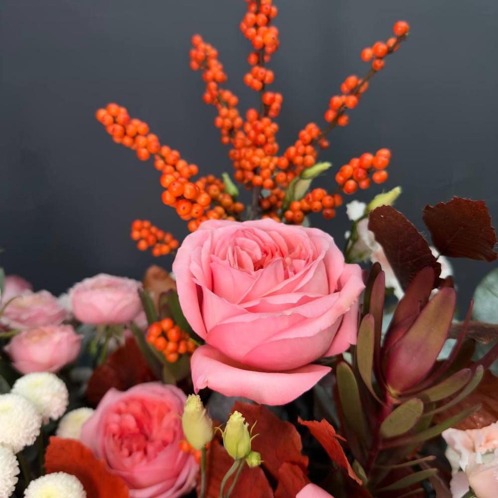 Шляпная коробка №125 с доставкой в Обнинске и Малоярославце – Rosalia Flowers Шляпная коробка №125 с доставкой в Обнинске и Малоярославце – Rosalia Flowers