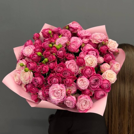 Монобукет №468 с доставкой в Обнинске и Малоярославце – Rosalia Flowers