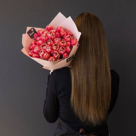 Тюльпан моно №8 35 шт с доставкой в Обнинске и Малоярославце – Rosalia Flowers