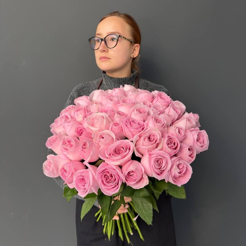 Роза Pink Kenya 50см с доставкой в Обнинске и Малоярославце – Rosalia Flowers Роза Pink Kenya 50см с доставкой в Обнинске и Малоярославце – Rosalia Flowers