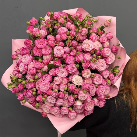 Монобукет №466 с доставкой в Обнинске и Малоярославце – Rosalia Flowers