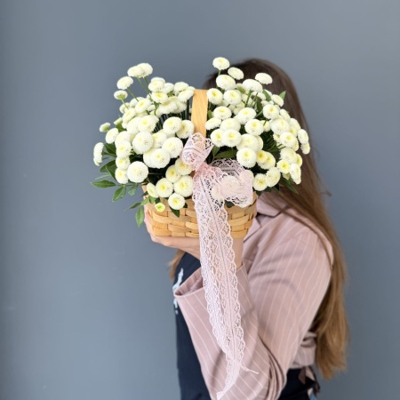 Корзина цветов №204 с доставкой в Обнинске и Малоярославце – Rosalia Flowers