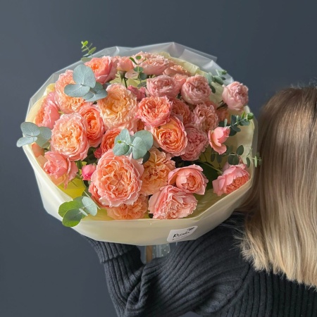 Монобукет №119 с доставкой в Обнинске и Малоярославце – Rosalia Flowers