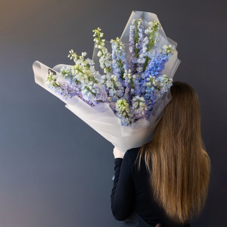 Моно Дельфиниум 19 шт с доставкой в Обнинске и Малоярославце – Rosalia Flowers