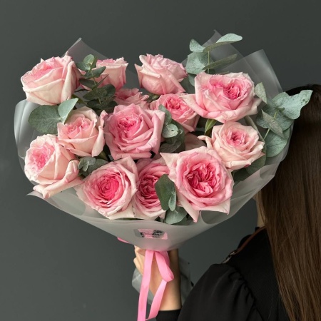 Монобукет №463 с доставкой в Обнинске и Малоярославце – Rosalia Flowers