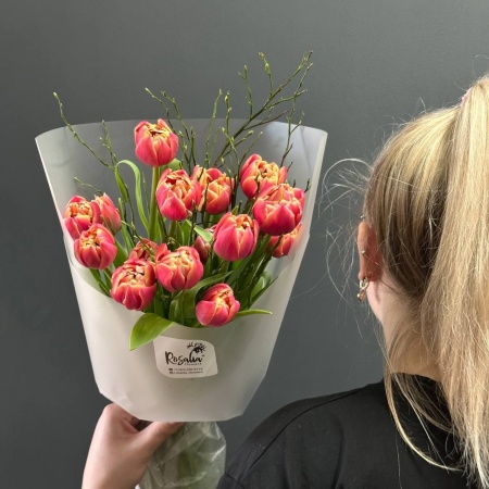 Монобукет №385 с доставкой в Обнинске и Малоярославце – Rosalia Flowers